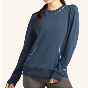 Peloton Elevate Kangaroo Pocket Crewneck Pullover Sweatshirt Size S